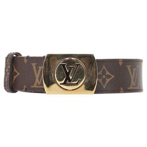 Louis Vuitton Fortune Monogram Belt in Brown Coated Canvas